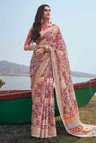 linen saree