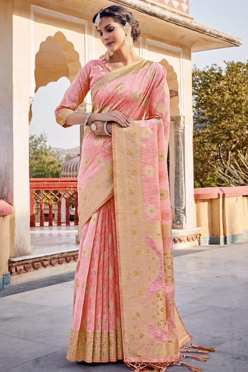 linen saree