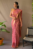 pink saree