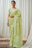 linen saree