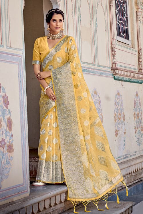 linen saree