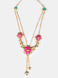 Gal Mithi Necklace in Gold Plated Brass