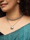 Antique Aachis Wedding Season Necklace in 925 Silver