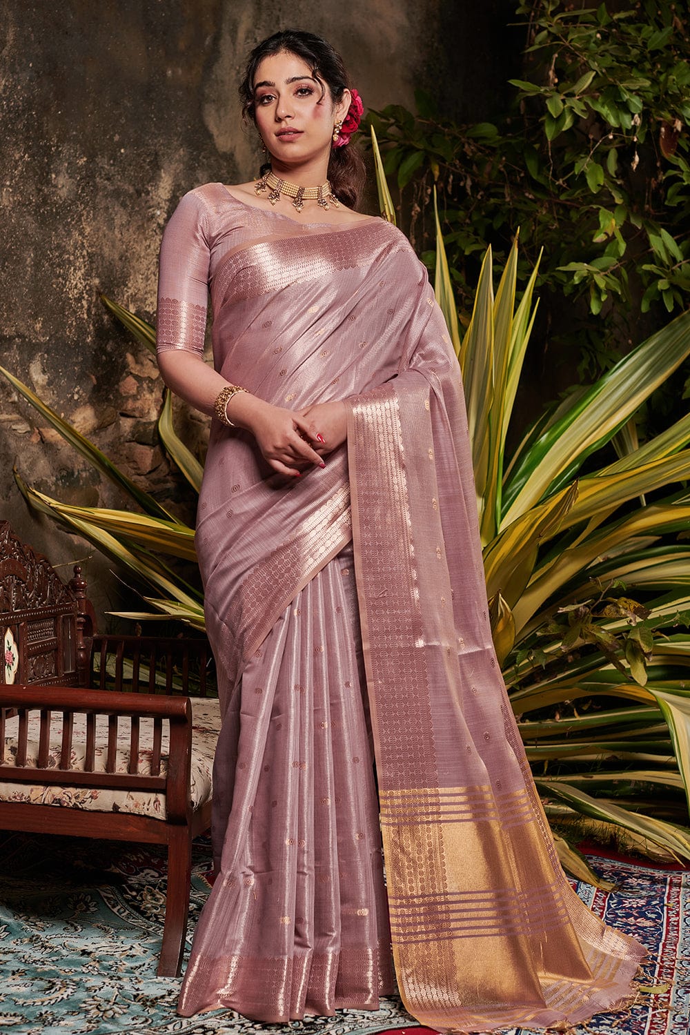 Buy Beige Sarees for Women by KALAKARI INDIA Online | Ajio.com