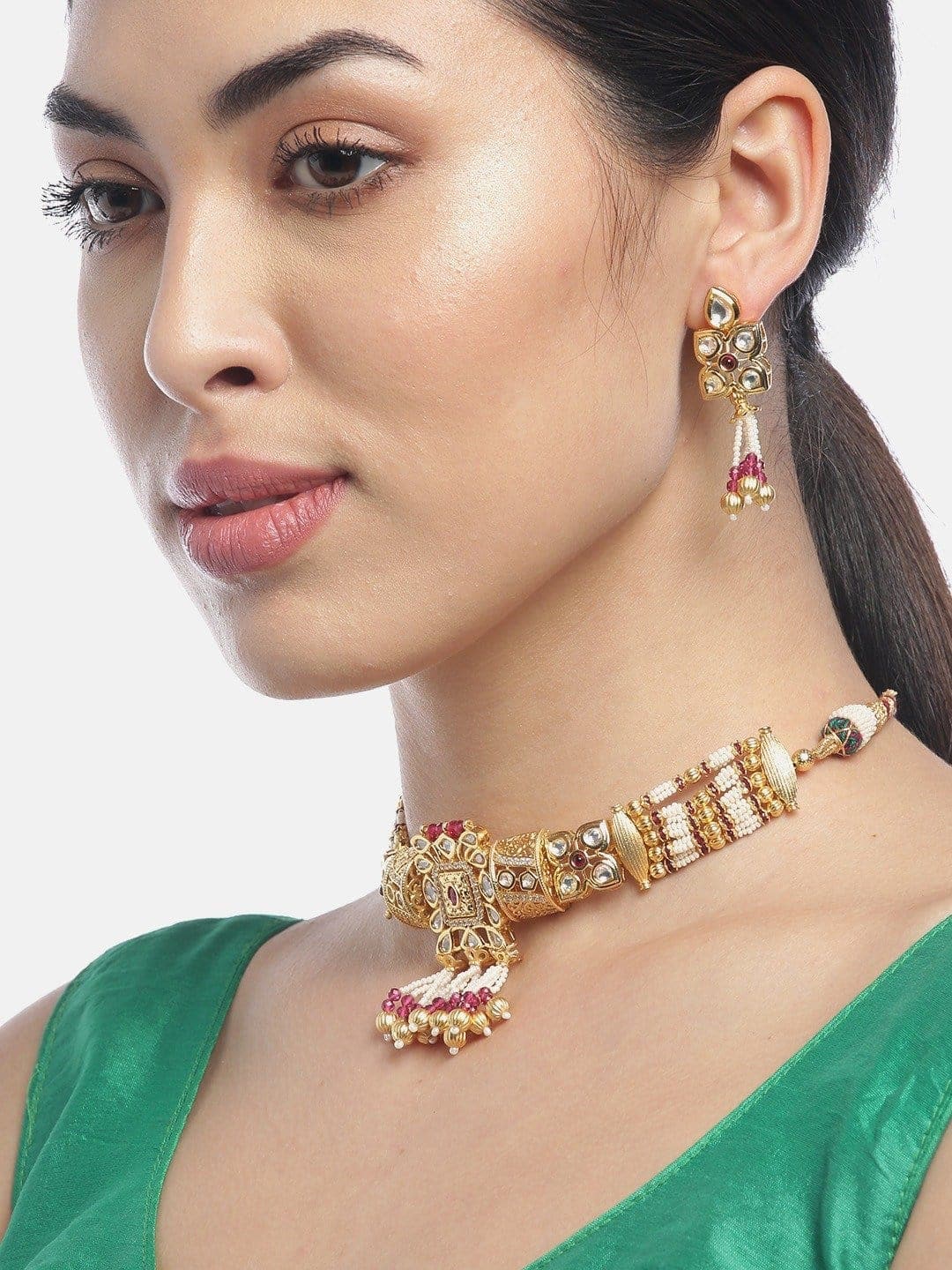 necklace and earrings set