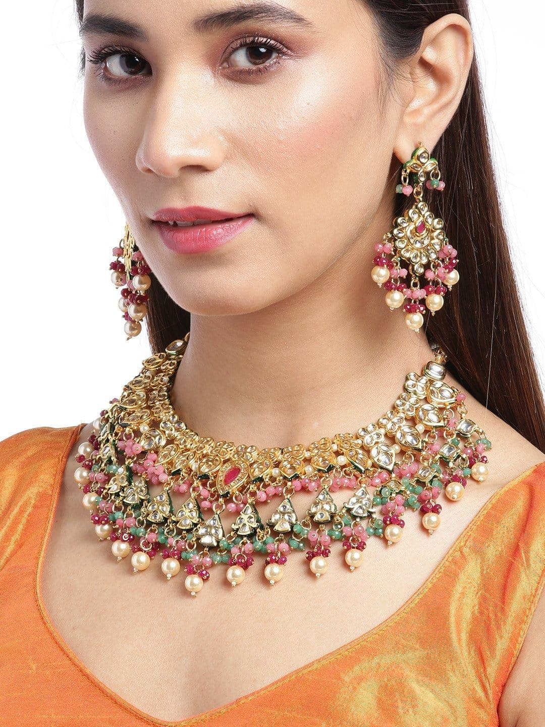 Kundan set hot sale online shopping