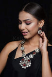 Necklace Ruby Princess Necklace With Earrings saree online