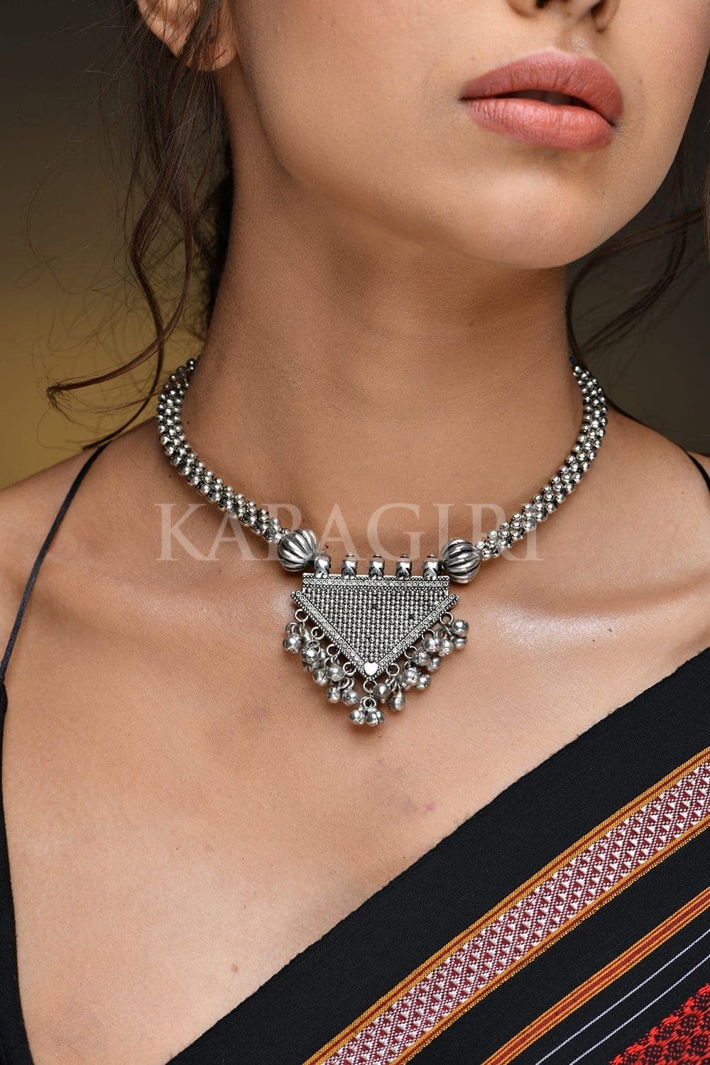 Mastani Silver Tribal Necklace – TJORI