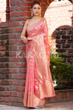 Organza Saree Azalea Pink Organza Saree saree online