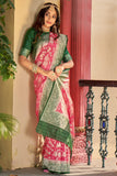 Organza Saree Brink Pink Organza Saree saree online