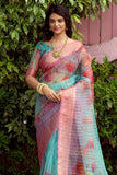 organza saree