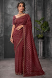 organza saree