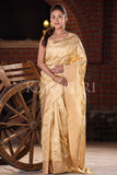 Organza Saree Carnation Yellow Organza Saree saree online