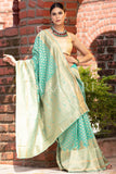 Organza Saree Celeste Blue Organza Saree saree online