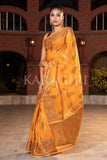 Organza Saree Chrome Yellow Organza Saree saree online