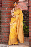 Organza Saree Dandelion Yellow Organza Saree saree online