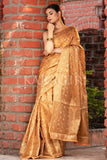 Organza Saree Dandelion Yellow Organza Saree saree online