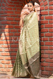 Organza Saree Mint Green Organza Saree saree online