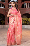 Organza Saree Petunia Pink Organza Saree saree online