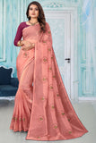 organza saree