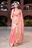 Organza Saree Rouge Pink Organza Saree saree online