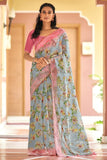 organza saree online