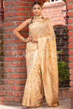 Organza Saree Vibrant Beige Organza Saree saree online