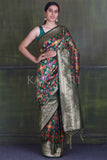 Paithani - Ikat Saree Sacramento Green Ikkat Saree saree online