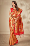 red paithani saree