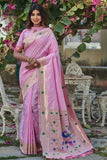 pink saree