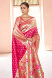 Paithani Saree Cerise Pink Paithani Saree saree online