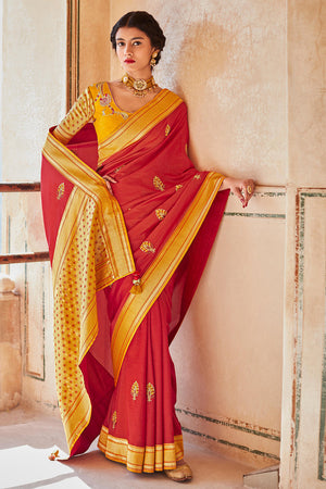 Hiranya China Silk Saree catalog, 6.3 m (with blouse piece) at Rs 425 in  Surat