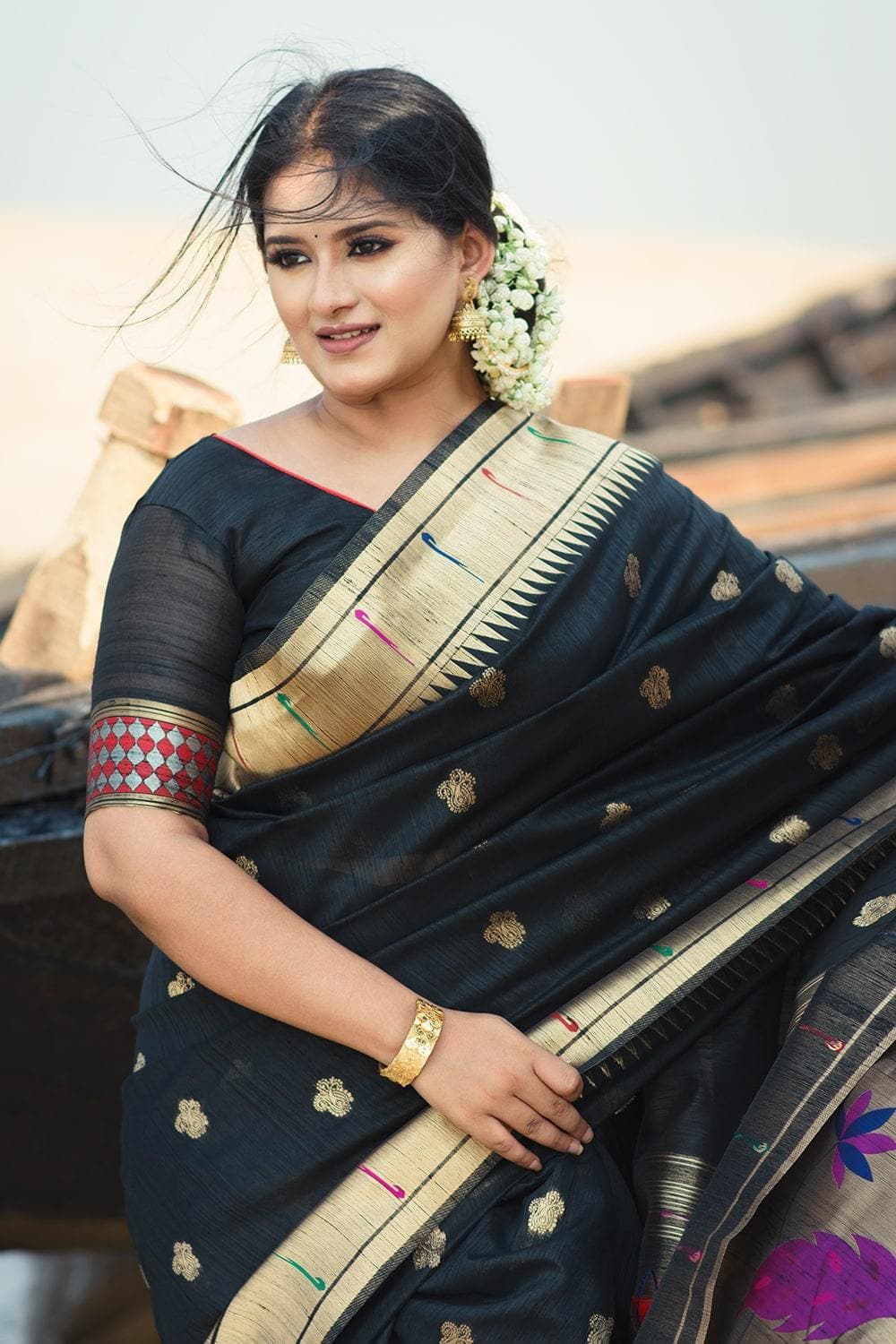 silk saree with blouse