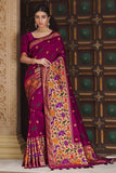 Paithani Saree Violet Paithani Saree saree online