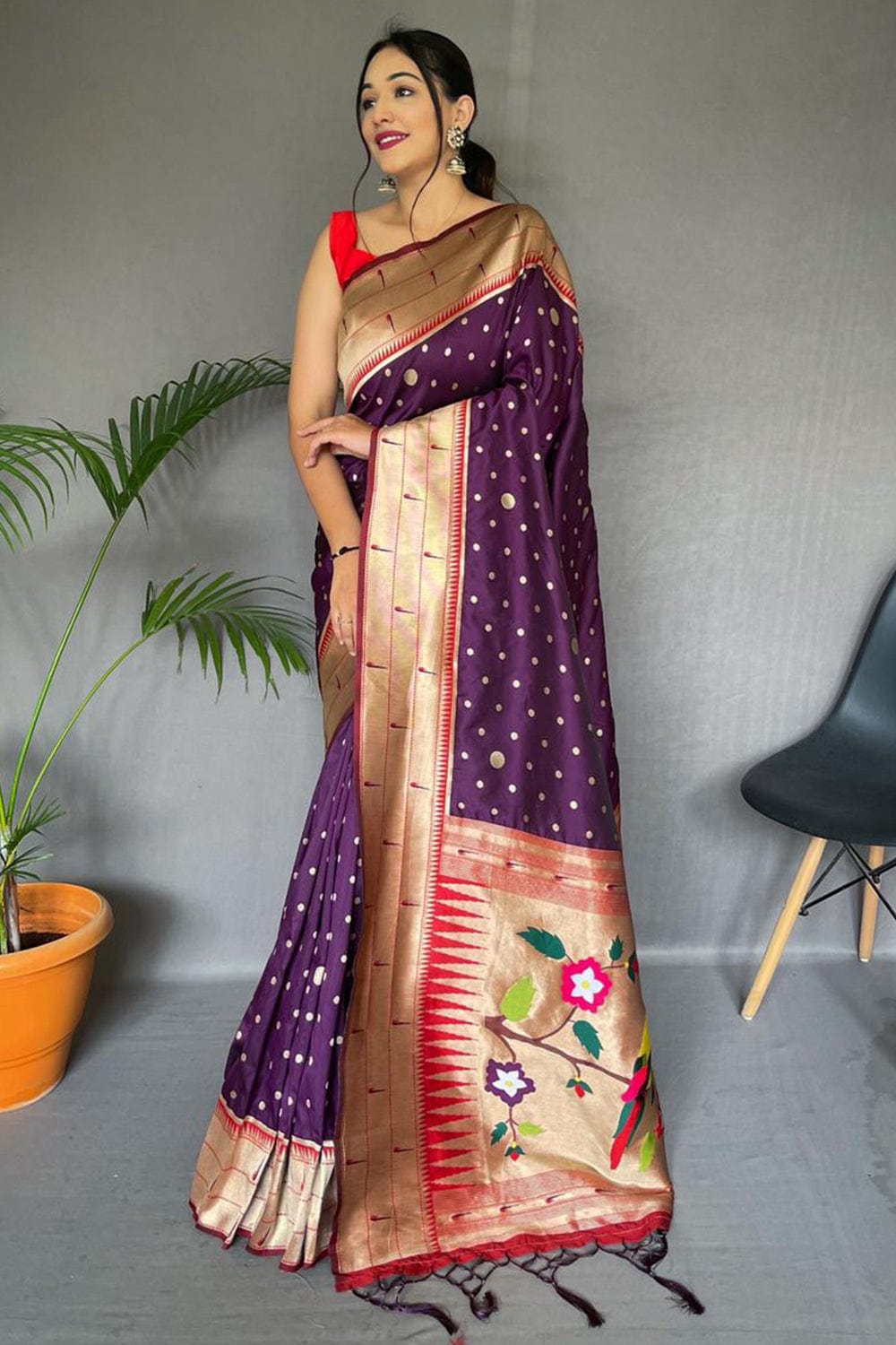 NOOR – Banarasi Handcrafted saree with blouse pc – Priyal Bhardwaj