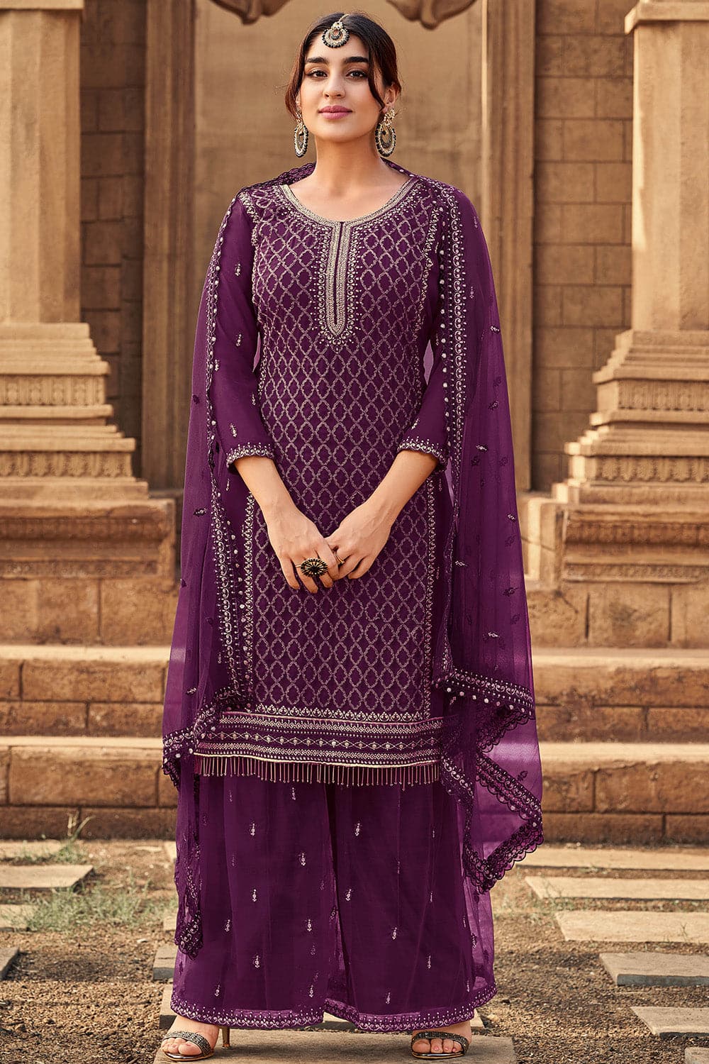 Buy palazzo shop suits online