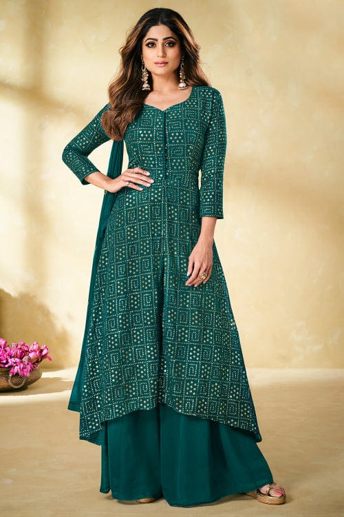 designer palazzo suit