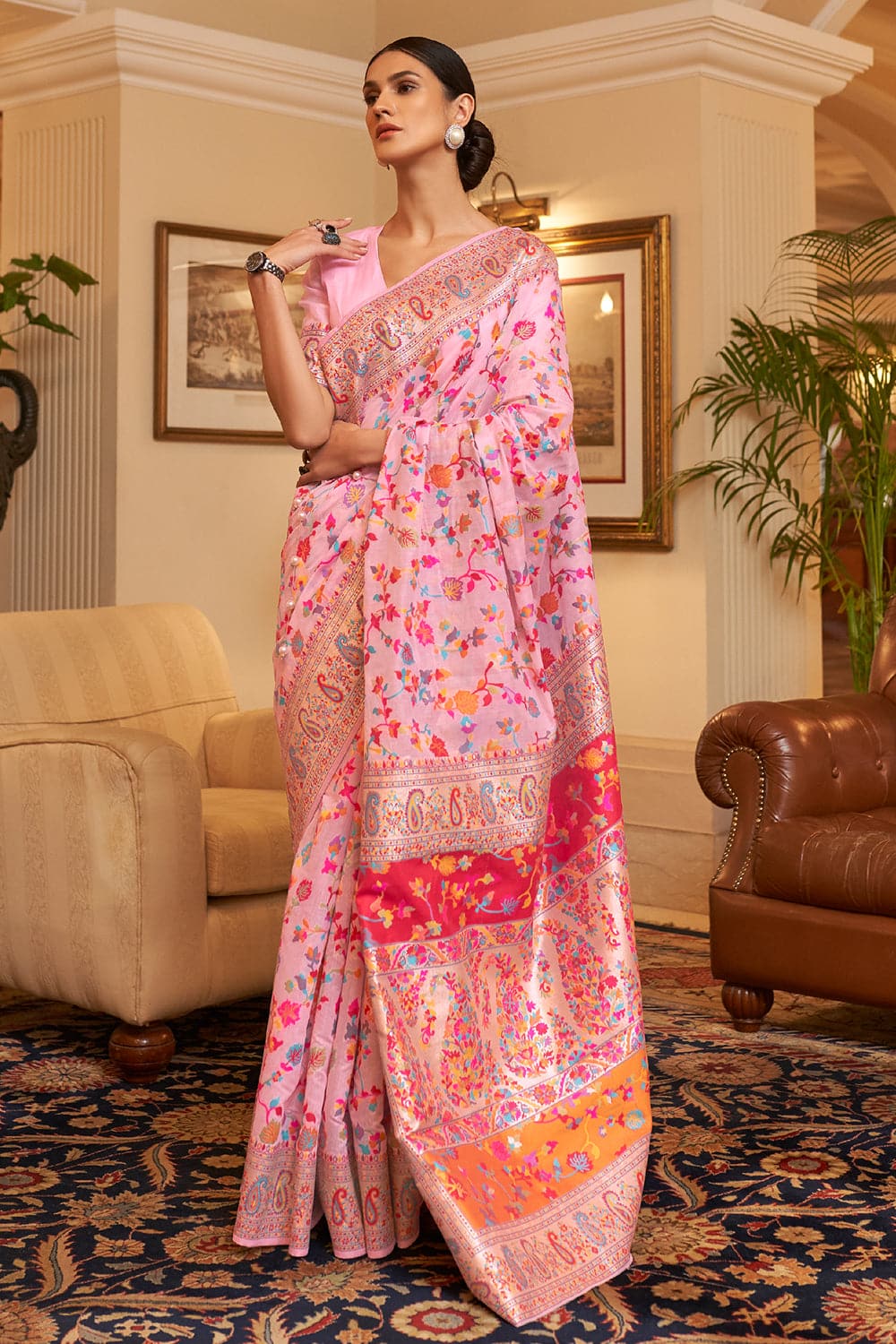 pashmina saree