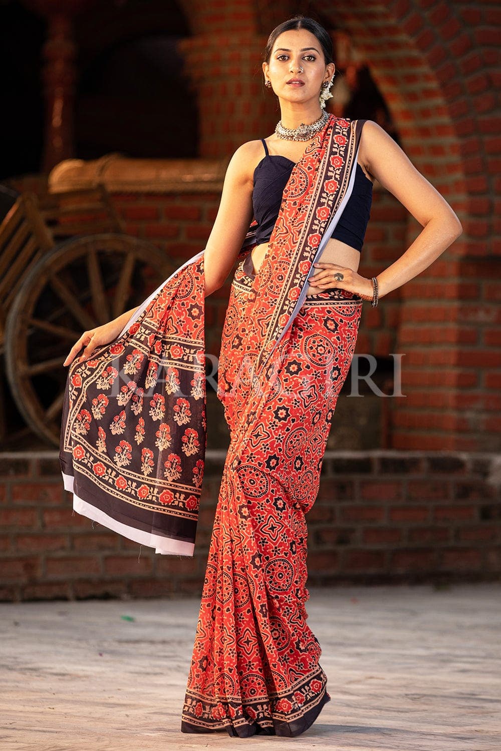 Patola Saree Candy Apple Red Patola Saree saree online