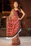 Patola Saree Crimson Red Patola Saree saree online