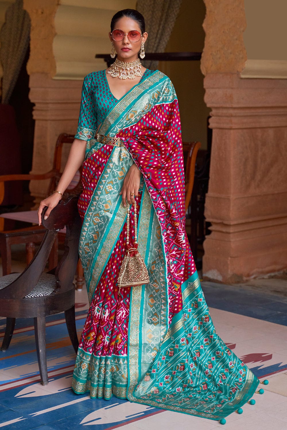 The Patola saree – complex lkat, delightful designs