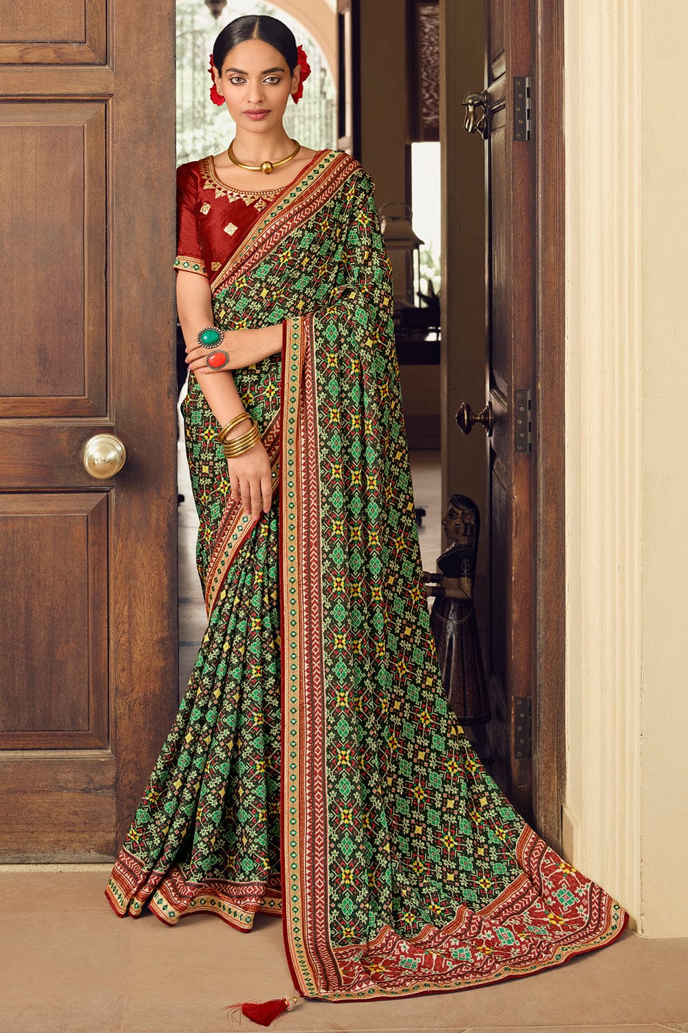 New Designer Patola Saree Design in India