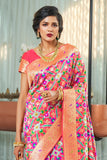 Patola Saree Pink Woven Patan Patola Saree saree online