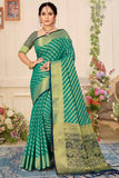 green patola saree