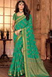 green saree