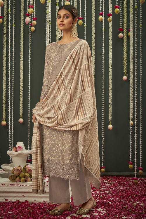 beige salwar suit