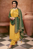 Canary Yellow Georgette Salwar Suit