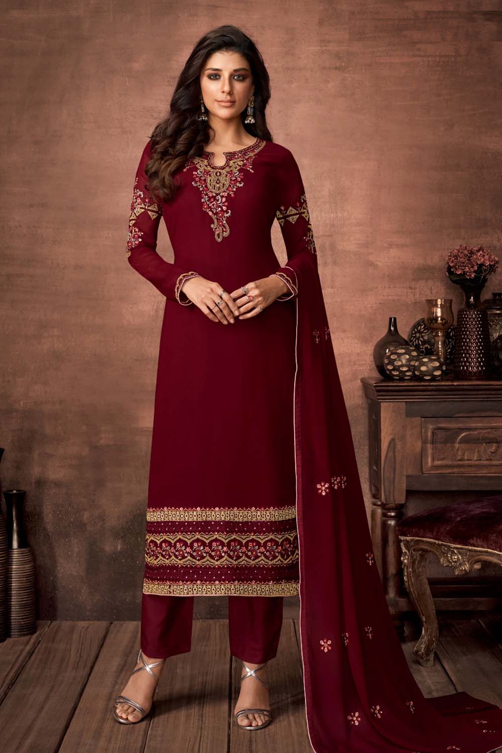 Buy red suit outlet online