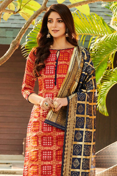 Cotton Multicolor Mayur Creation Launched Bandhani Special Vol 10, For New  at Rs 345/piece in Surat