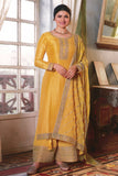 yellow salwar suit